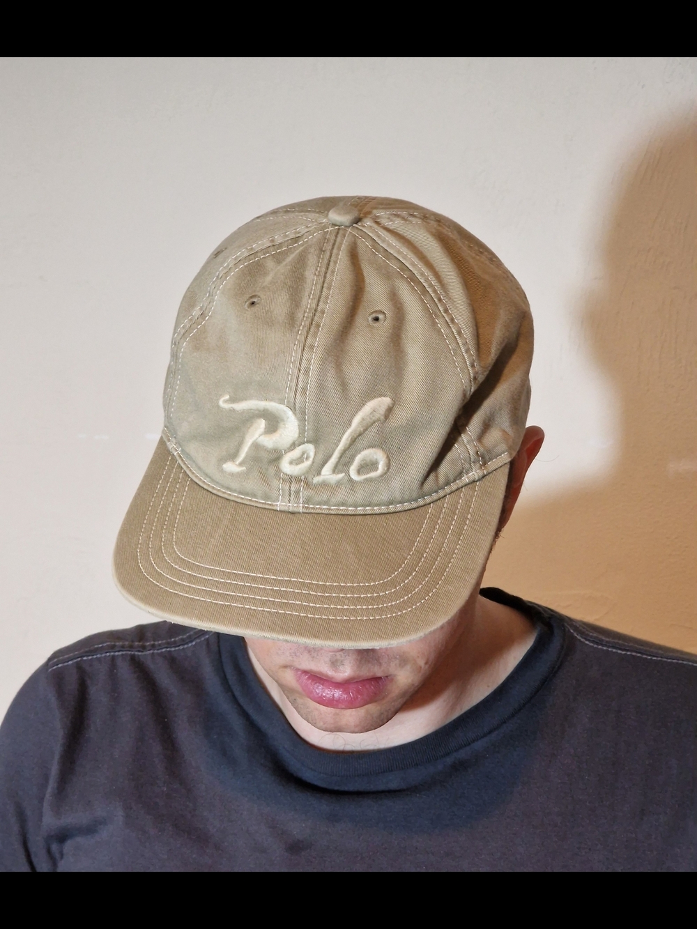 Vintage Ralph Lauren Polo Khaki Baseball Cap